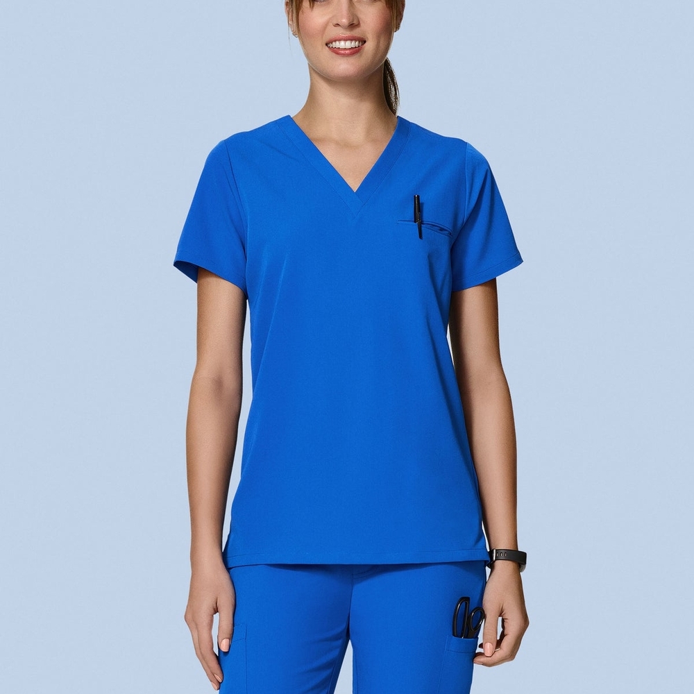 Mandala Scrubs One Pocket Top